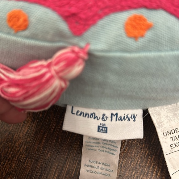 Pottery Barn Teen Round Throw Pillow - Picture 5 of 5